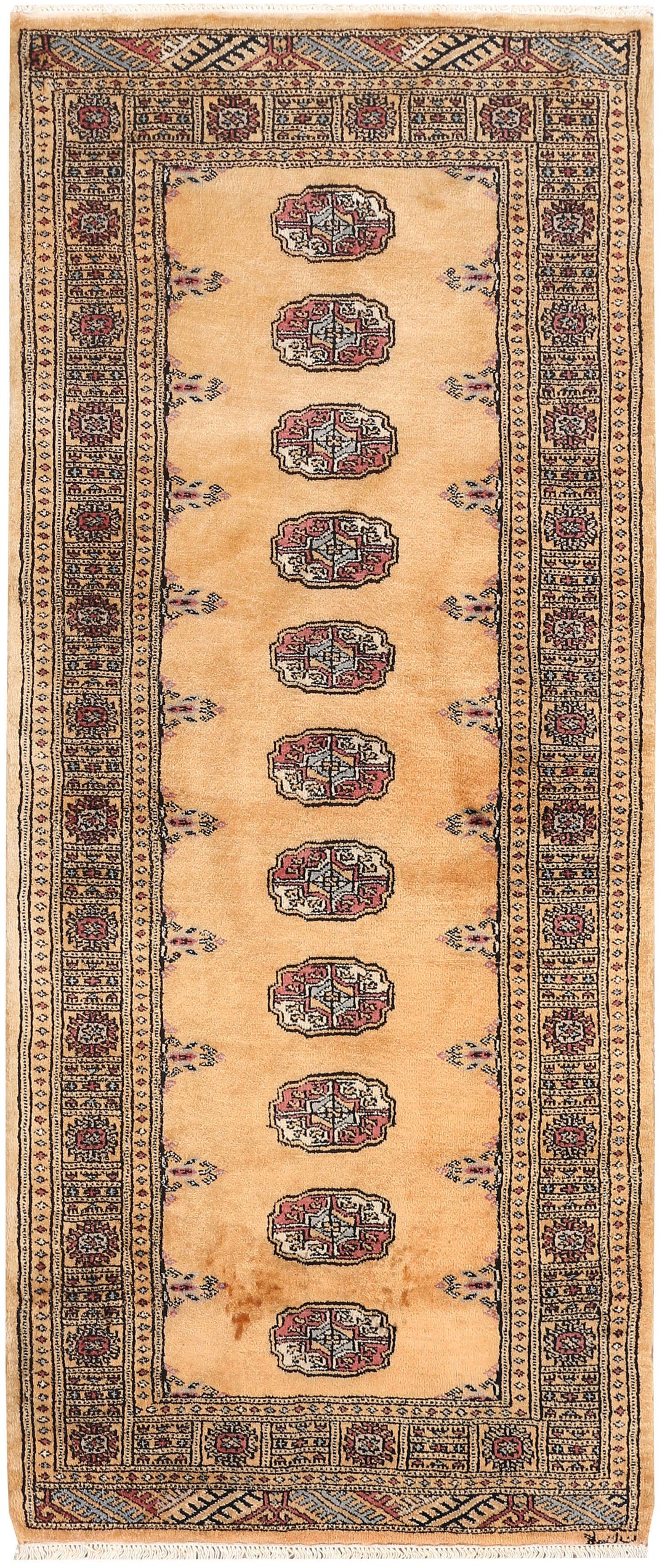 Moccasin Bokhara 2' 8 x 6' 4 - No. 46646 - ALRUG Rug Store