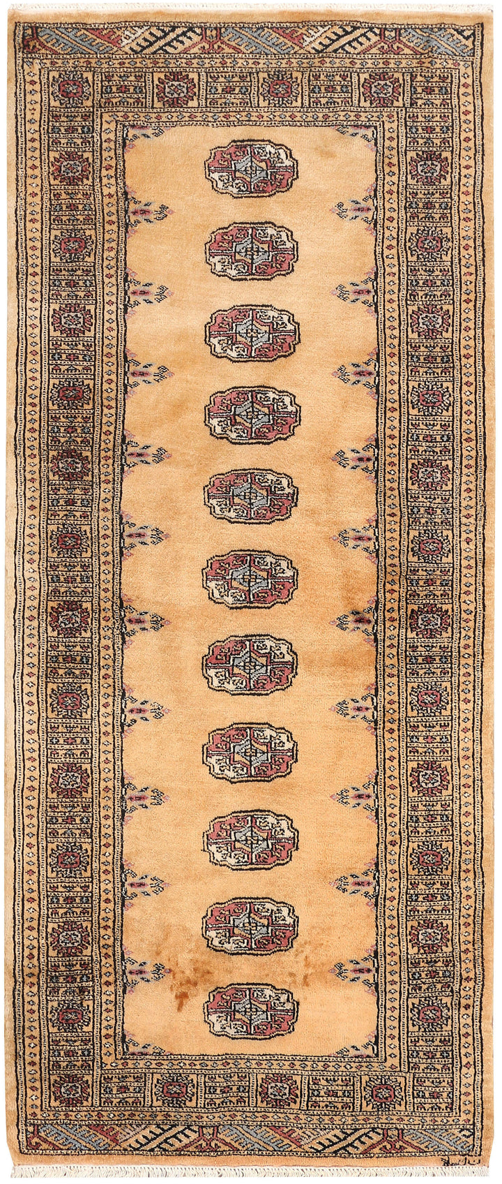 Moccasin Bokhara 2' 8 x 6' 4 - No. 46646 - ALRUG Rug Store