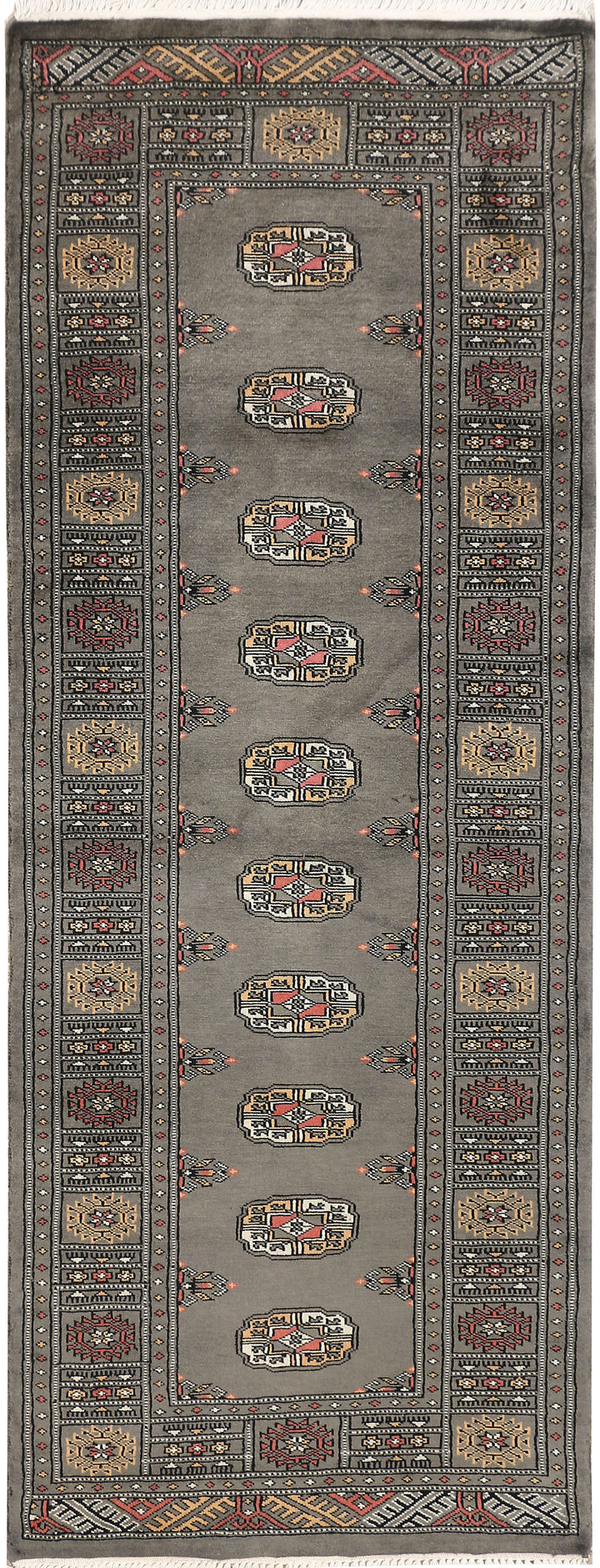 Dim Grey Bokhara 2' 6 x 6' 8 - No. 46660 - ALRUG Rug Store
