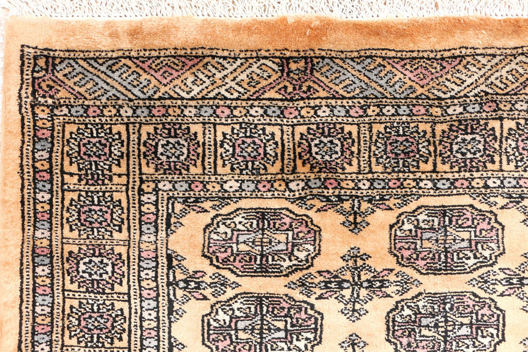 Moccasin Bokhara 2'  7" x 6'  6" - No. QA76867