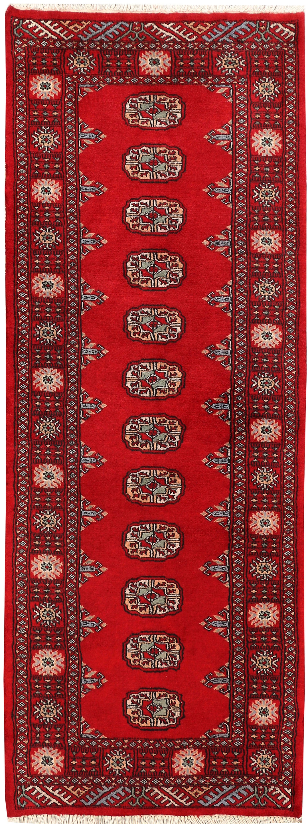 Dark Red Bokhara 2' 5 x 6' 7 - No. 46664 - ALRUG Rug Store