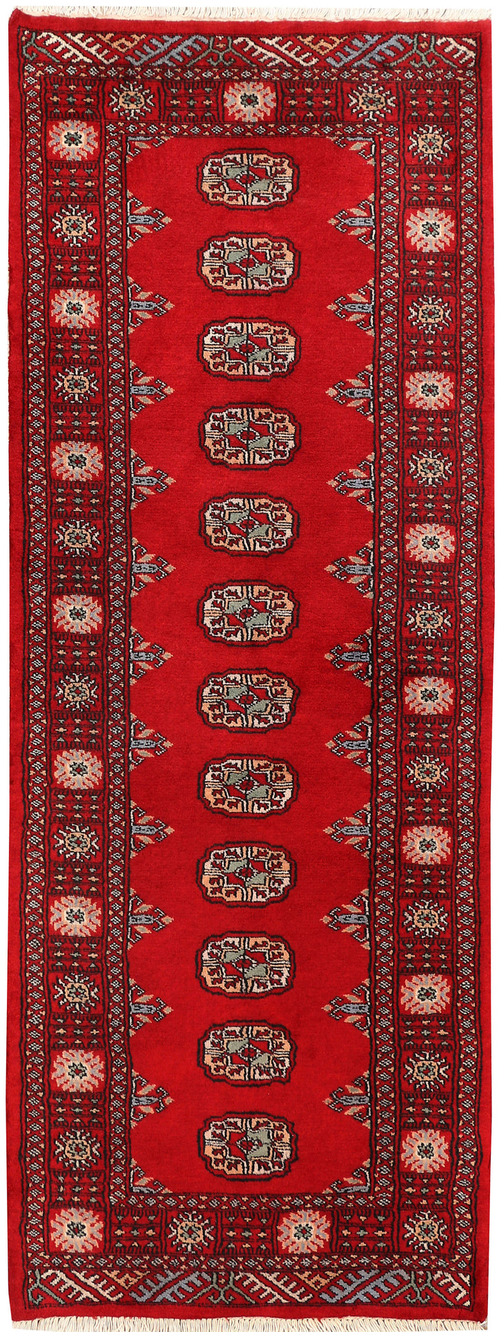 Dark Red Bokhara 2' 5 x 6' 7 - No. 46664 - ALRUG Rug Store