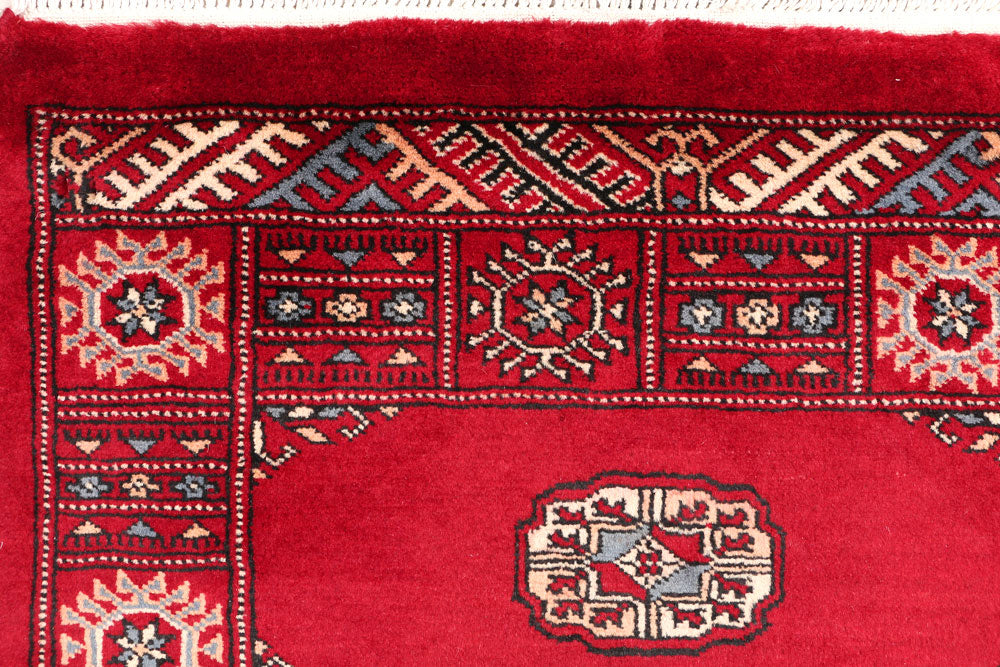 Dark Red Bokhara 2' 6 x 8' 2 - No. 46671 - ALRUG Rug Store