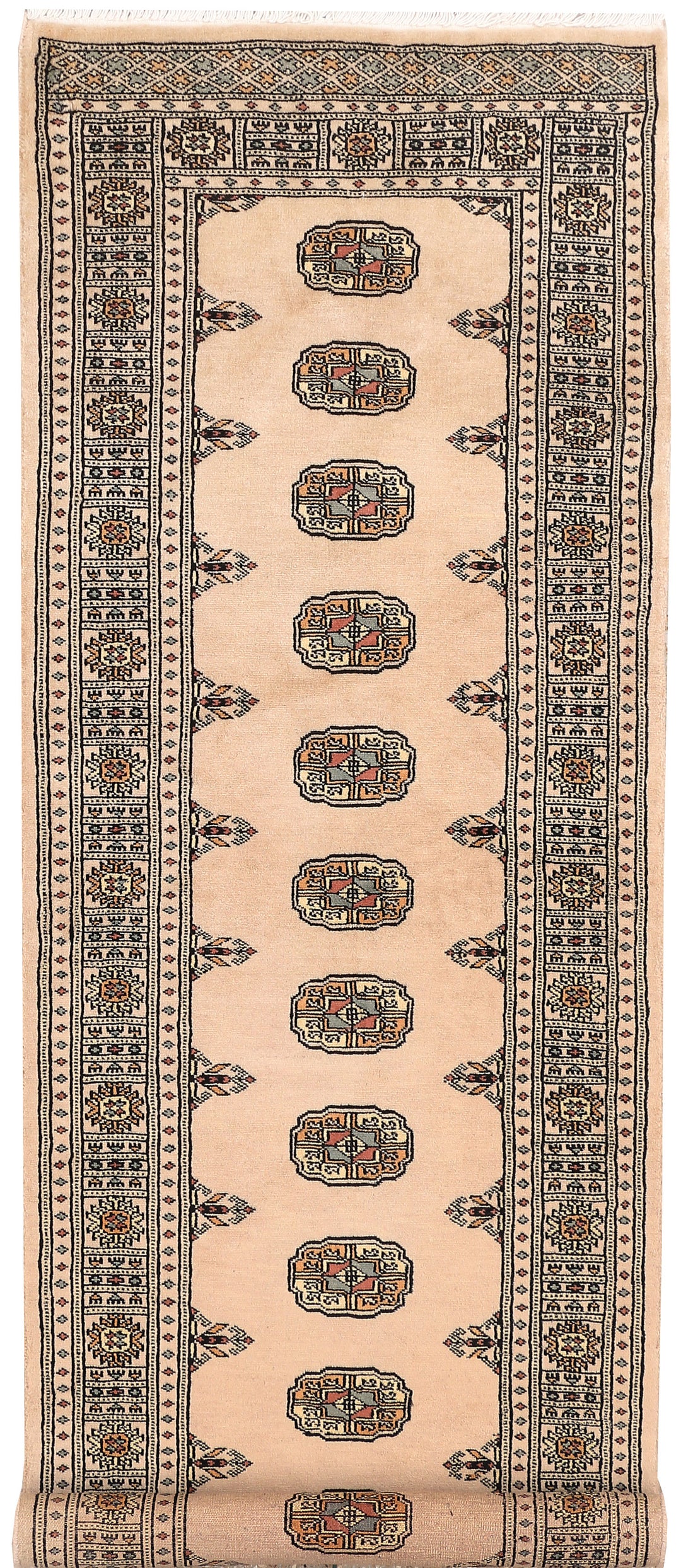 Wheat Bokhara 2' 7 x 8' 2 - No. 46676 - ALRUG Rug Store