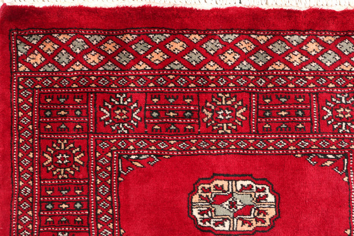 Dark Red Bokhara 2' 6 x 8' 2 - No. 46677 - ALRUG Rug Store