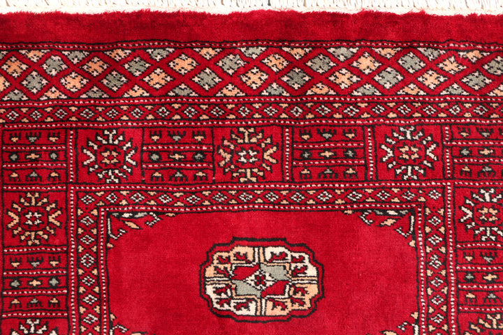Dark Red Bokhara 2' 6 x 8' 2 - No. 46677 - ALRUG Rug Store