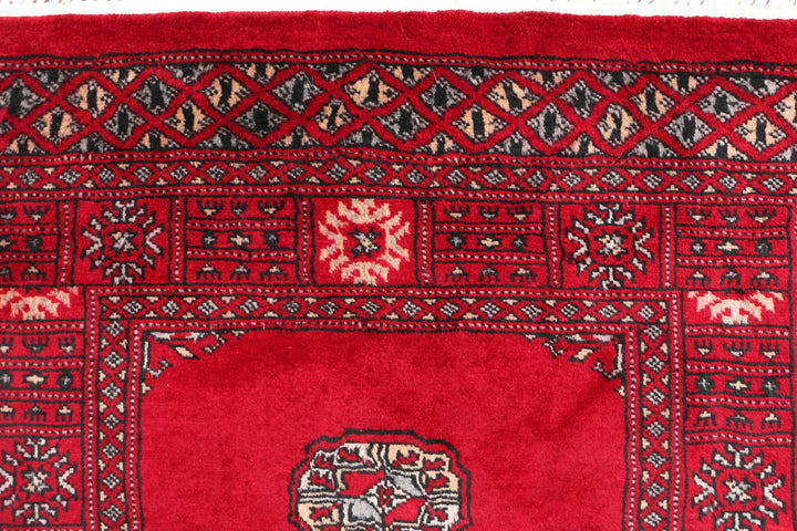 Dark Red Bokhara 2' 6 x 7' 11 - No. 46696 - ALRUG Rug Store