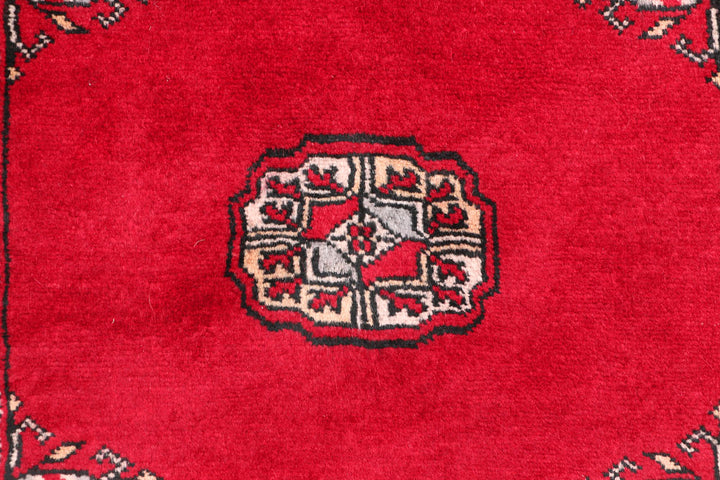 Dark Red Bokhara 2' 6 x 7' 11 - No. 46696 - ALRUG Rug Store