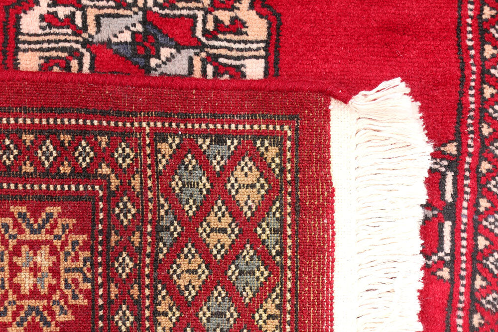 Dark Red Bokhara 2' 6 x 8' 3 - No. 46698 - ALRUG Rug Store