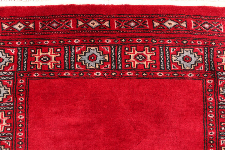 Dark Red Caucasian 2' 8 x 8' - No. 46706 - ALRUG Rug Store