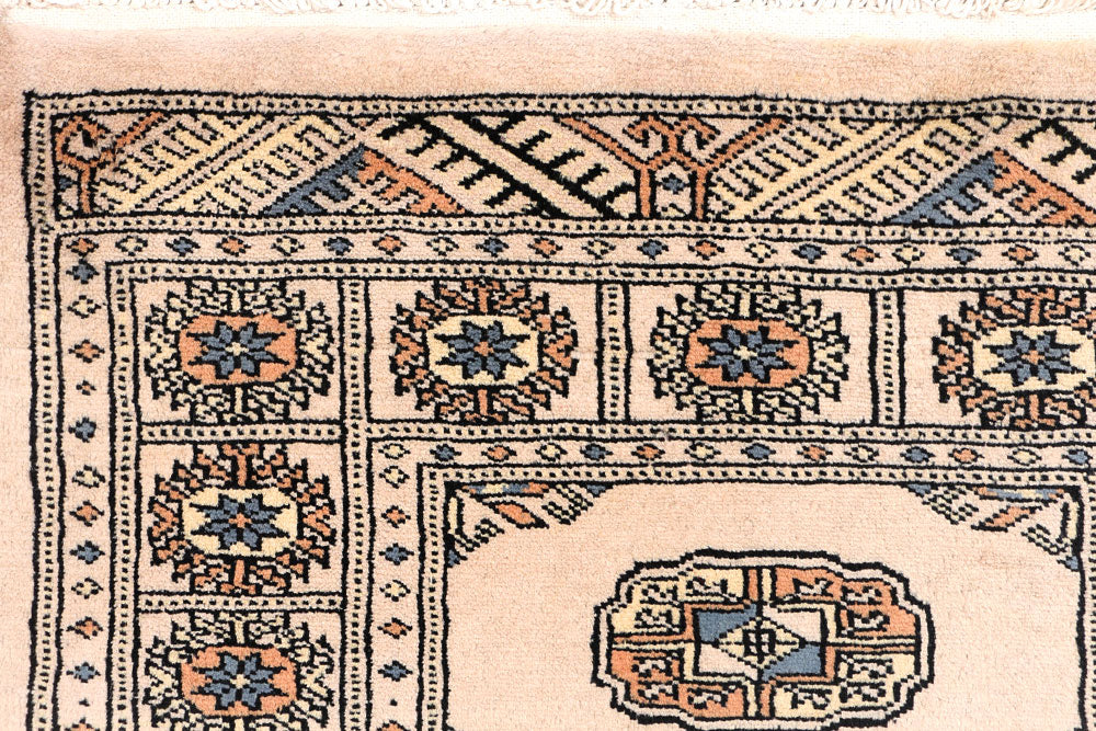 Wheat Bokhara 2' 6 x 7' 10 - No. 46720 - ALRUG Rug Store