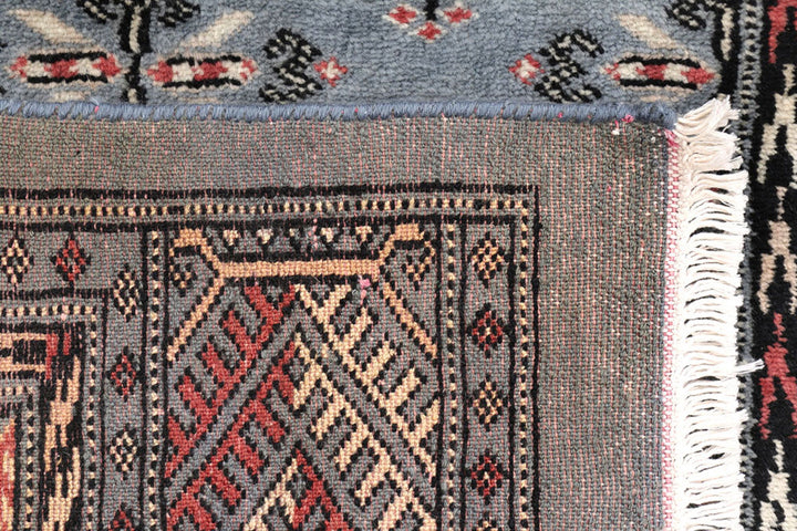 Light Slate Grey Butterfly 2'  6" x 8'  4" - No. QA13491