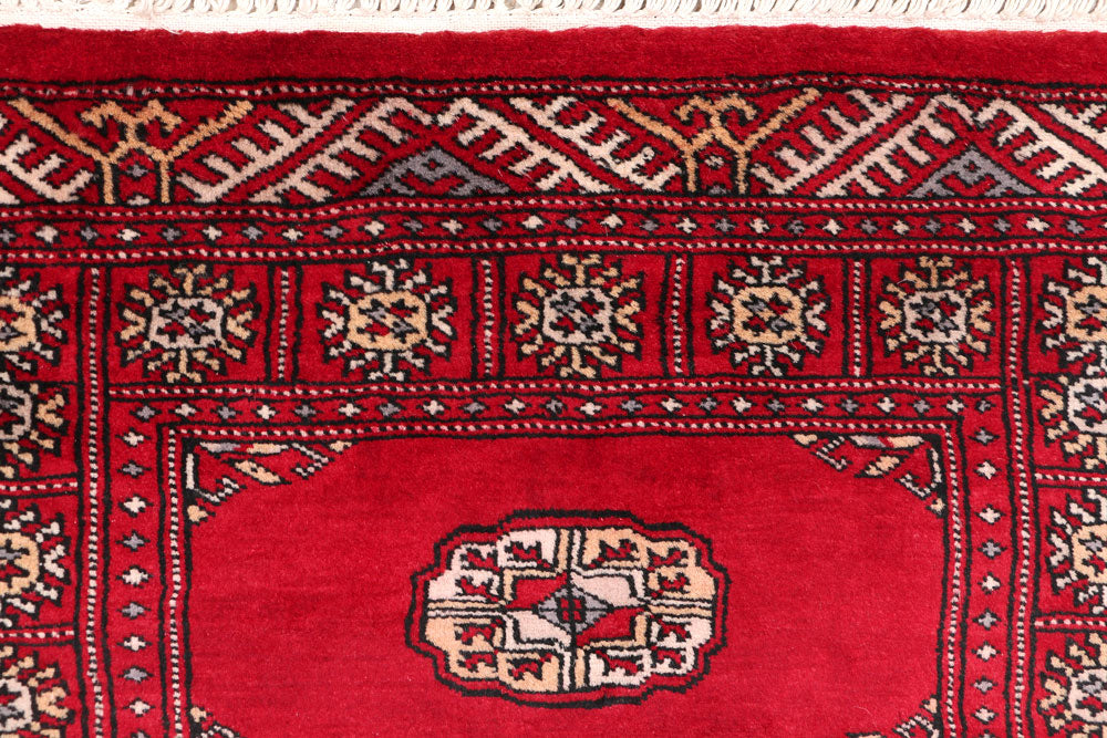 Dark Red Bokhara 2' 6 x 10' 6 - No. 46795 - ALRUG Rug Store