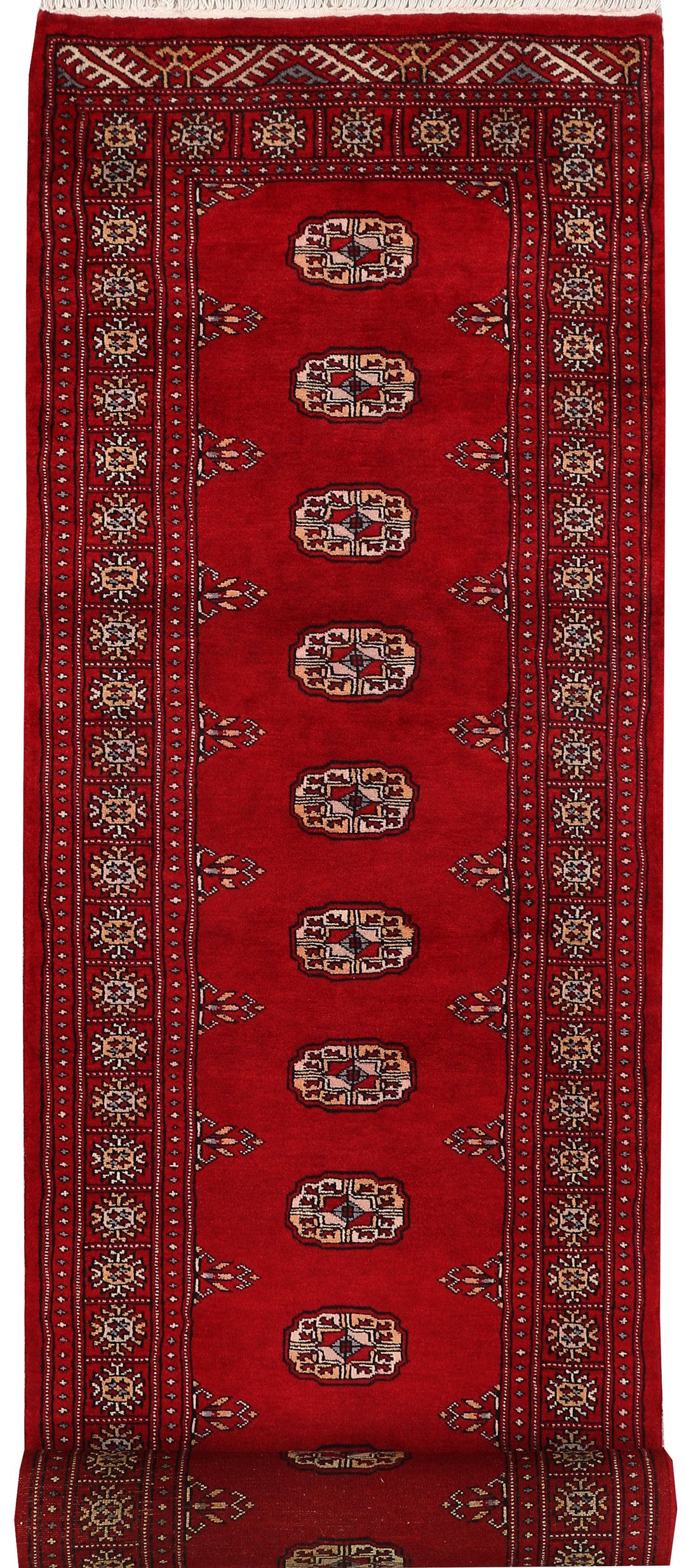Dark Red Bokhara 2' 6 x 10' 6 - No. 46795 - ALRUG Rug Store