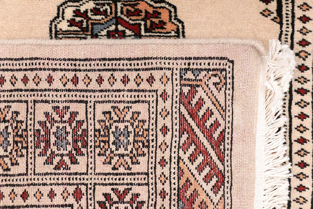 Tan Bokhara 2'  7" x 10'  6" - No. QA17173