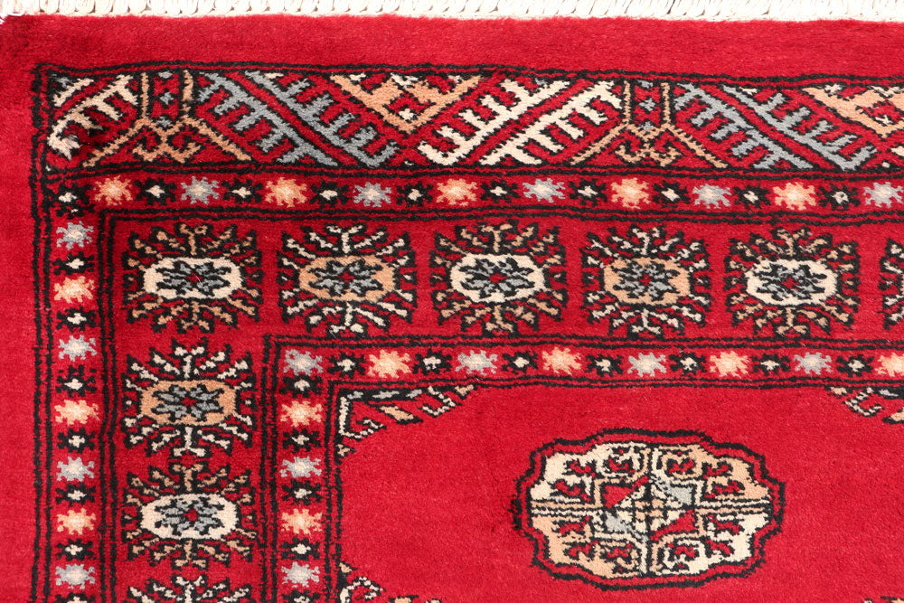 Dark Red Bokhara 2' 6 x 9' 7 - No. 46805 - ALRUG Rug Store