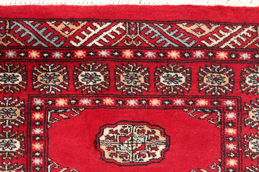 Dark Red Bokhara 2' 6 x 9' 7 - No. 46805 - ALRUG Rug Store