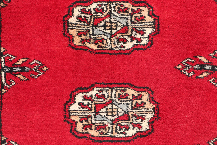 Dark Red Bokhara 2' 6 x 9' 7 - No. 46805 - ALRUG Rug Store