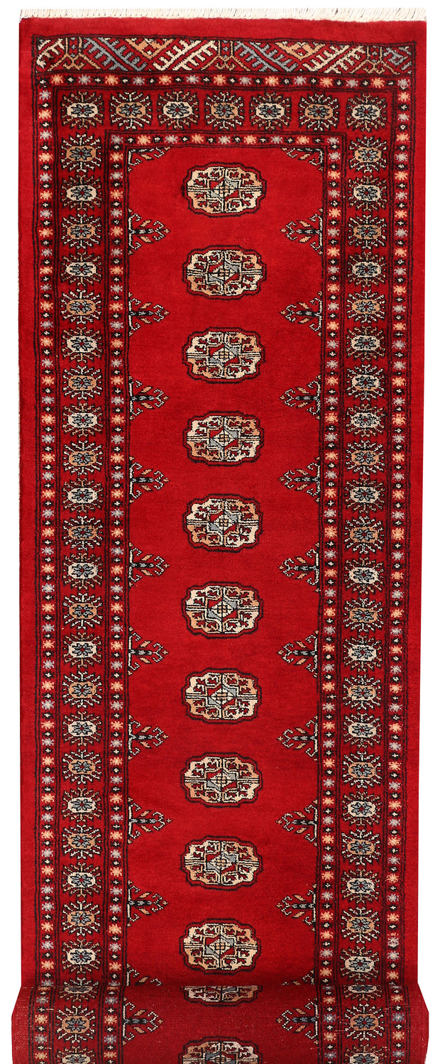 Dark Red Bokhara 2'  6" x 9'  7" - No. QA97467