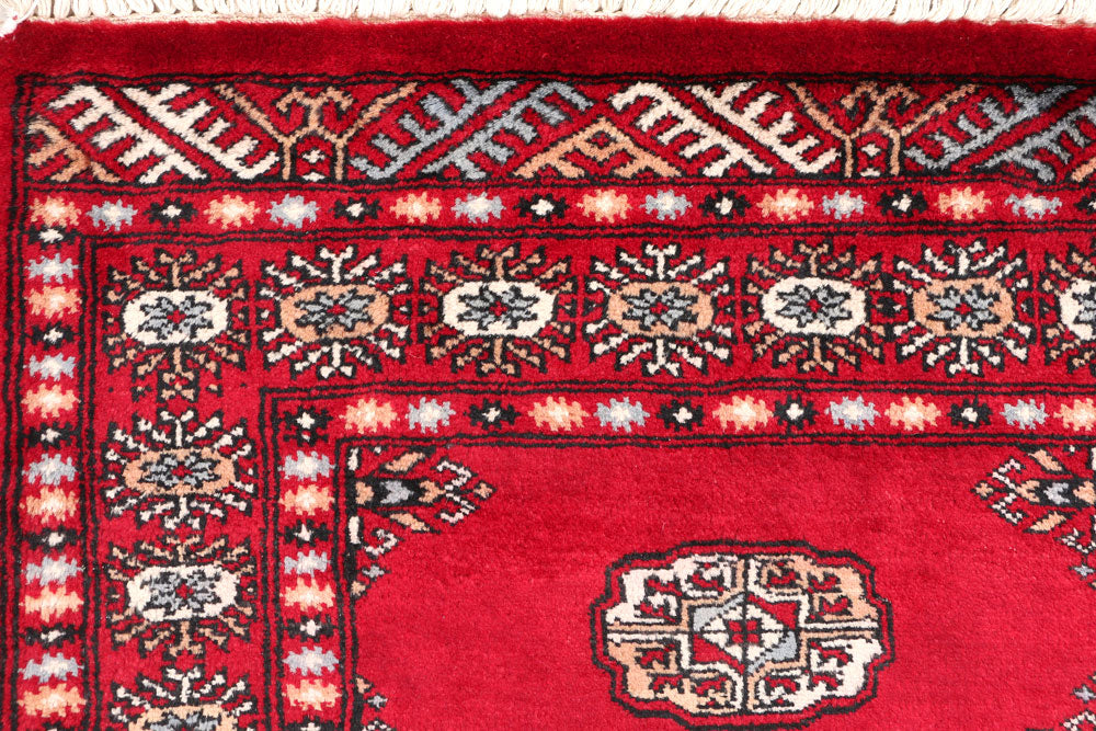 Dark Red Bokhara 2' 7 x 10' 3 - No. 46809 - ALRUG Rug Store