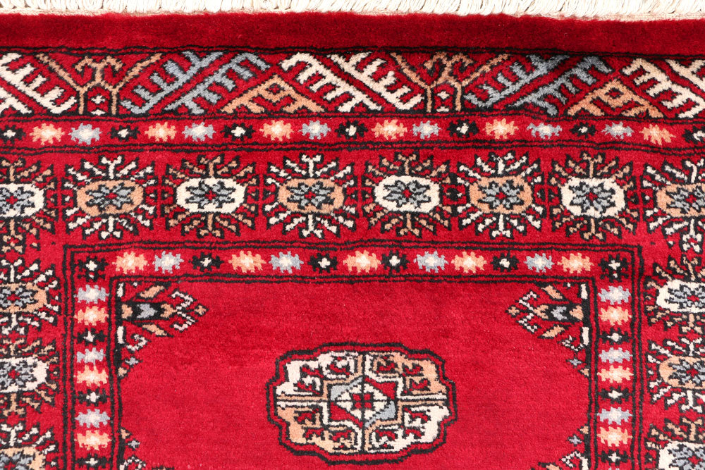 Dark Red Bokhara 2' 7 x 10' 3 - No. 46809 - ALRUG Rug Store