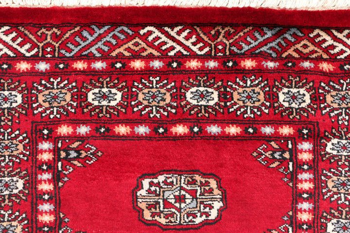Dark Red Bokhara 2' 7 x 10' 3 - No. 46809 - ALRUG Rug Store