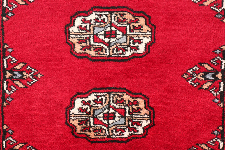 Dark Red Bokhara 2' 7 x 10' 3 - No. 46809 - ALRUG Rug Store