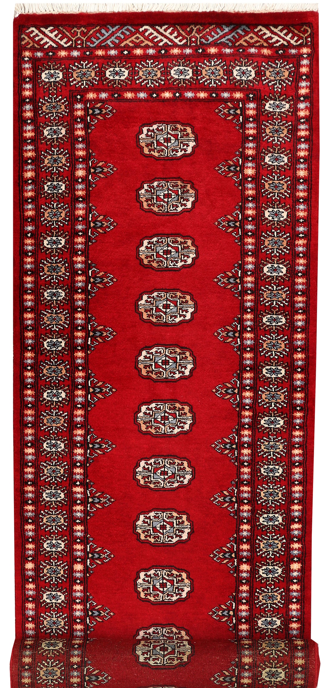 Dark Red Bokhara 2' 7 x 10' 3 - No. 46809 - ALRUG Rug Store