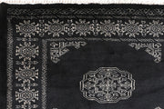Black Bokhara 2' 8 x 10' 4 - No. 46810 - ALRUG Rug Store