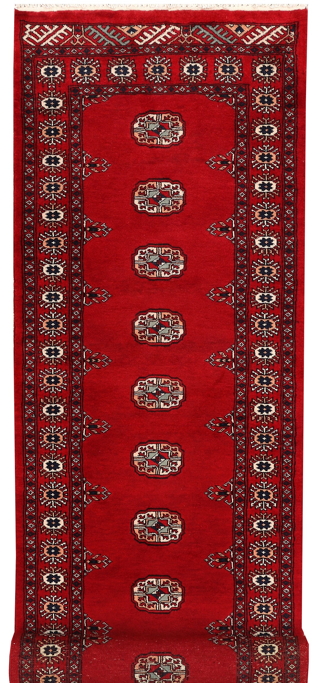 Dark Red Bokhara 2' 7 x 9' 9 - No. 46815 - ALRUG Rug Store
