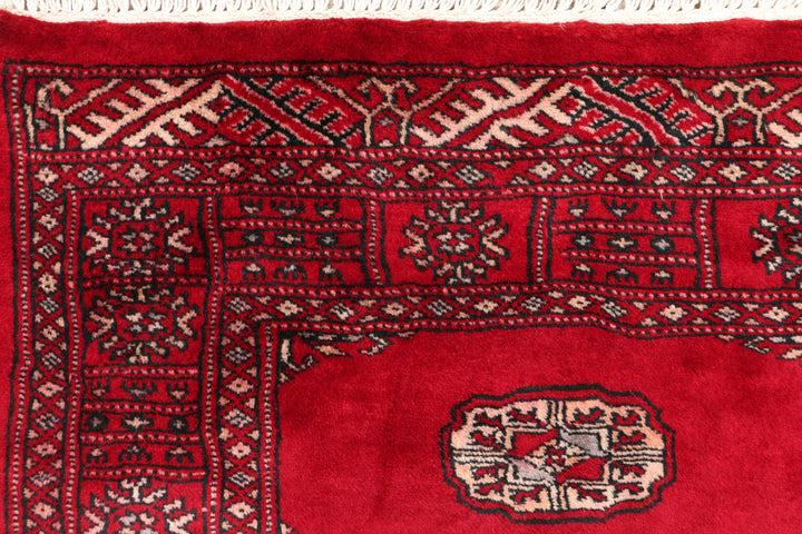 Dark Red Bokhara 2' 6 x 10' - No. 46817 - ALRUG Rug Store