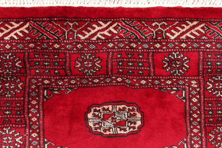 Dark Red Bokhara 2' 6 x 10' - No. 46817 - ALRUG Rug Store