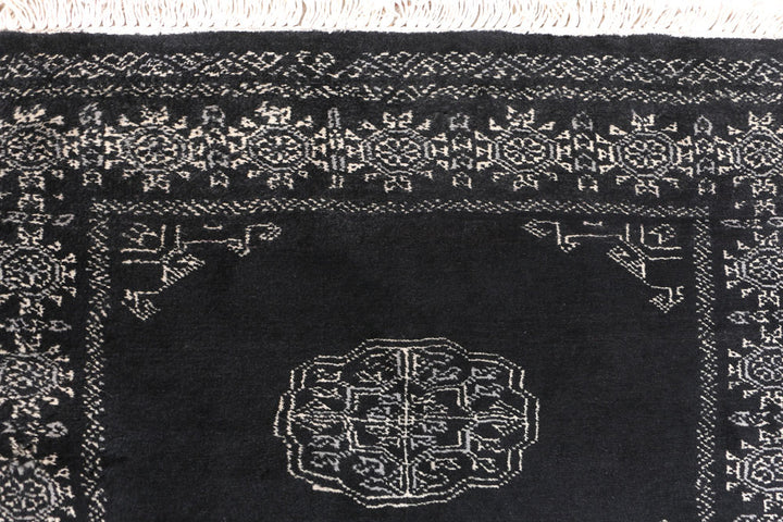 Black Bokhara 2' 8 x 10' - No. 46818 - ALRUG Rug Store