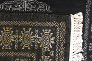Black Bokhara 2' 8 x 10' - No. 46818 - ALRUG Rug Store