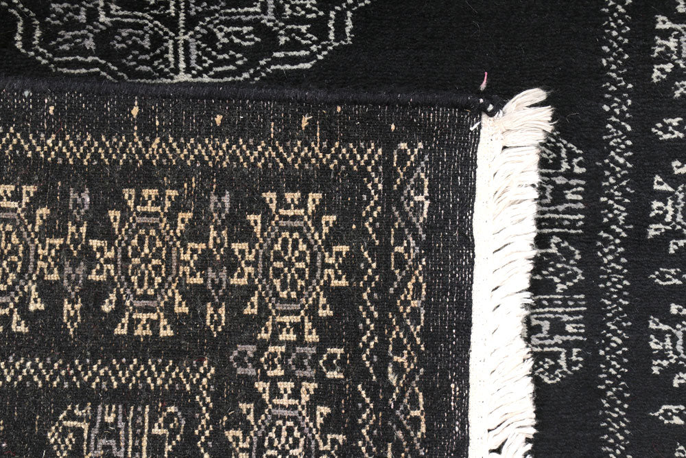 Black Bokhara 2' 6 x 10' 3 - No. 46830 - ALRUG Rug Store