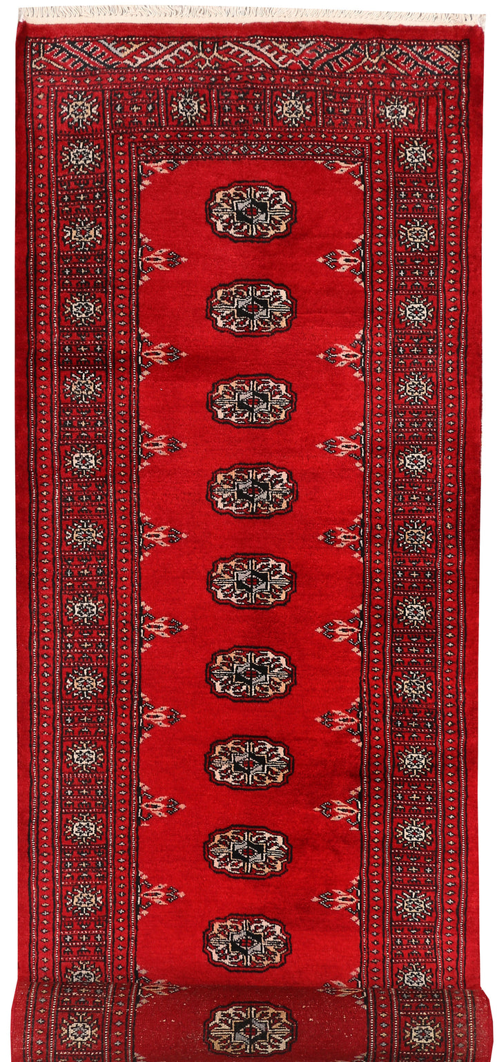 Dark Red Bokhara 2' 8 x 9' 9 - No. 46831 - ALRUG Rug Store