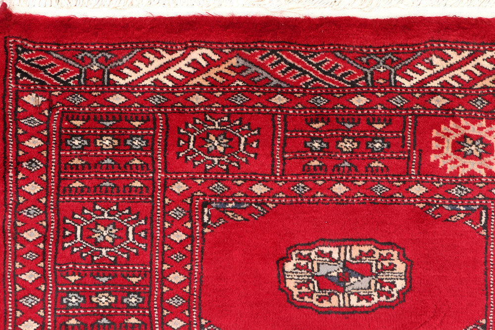 Dark Red Bokhara 2' 7 x 9' 7 - No. 46840 - ALRUG Rug Store