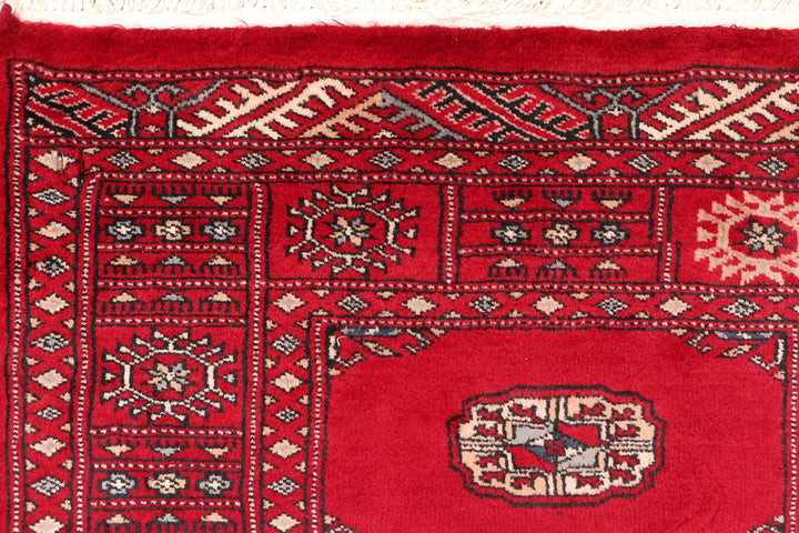 Dark Red Bokhara 2' 7 x 9' 7 - No. 46840 - ALRUG Rug Store