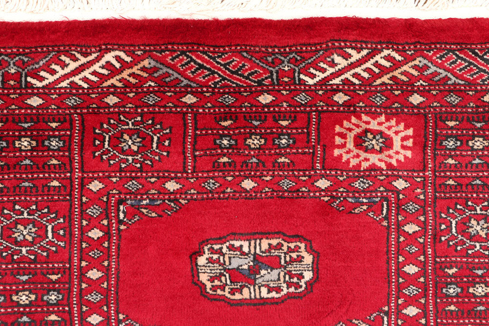 Dark Red Bokhara 2' 7 x 9' 7 - No. 46840 - ALRUG Rug Store