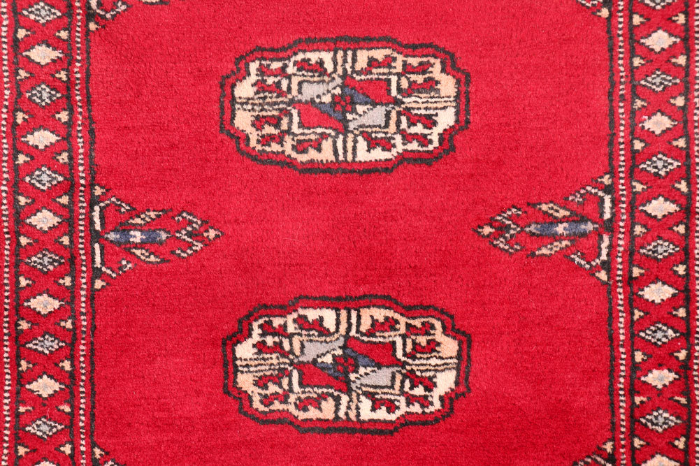 Dark Red Bokhara 2' 7 x 9' 7 - No. 46840 - ALRUG Rug Store
