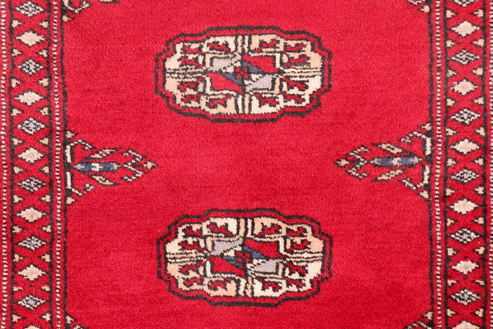 Dark Red Bokhara 2' 7 x 9' 7 - No. 46840 - ALRUG Rug Store