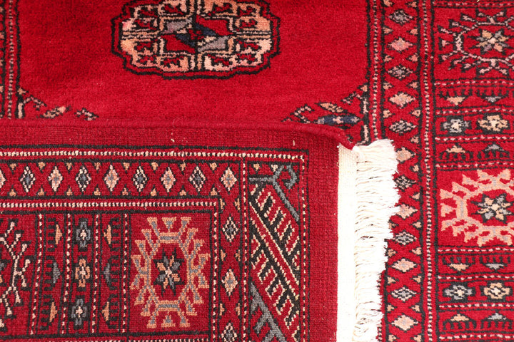 Dark Red Bokhara 2' 7 x 9' 7 - No. 46840 - ALRUG Rug Store