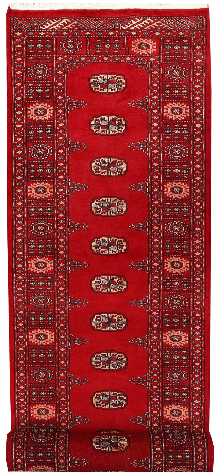 Dark Red Bokhara 2' 7 x 9' 7 - No. 46840 - ALRUG Rug Store