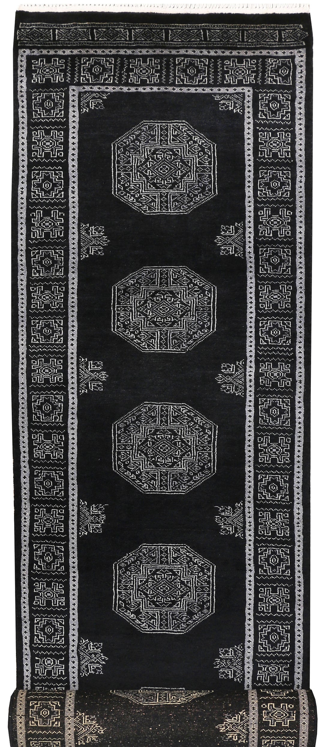 Black Fil Pa 2' 6 x 10' 6 - No. 46846 - ALRUG Rug Store