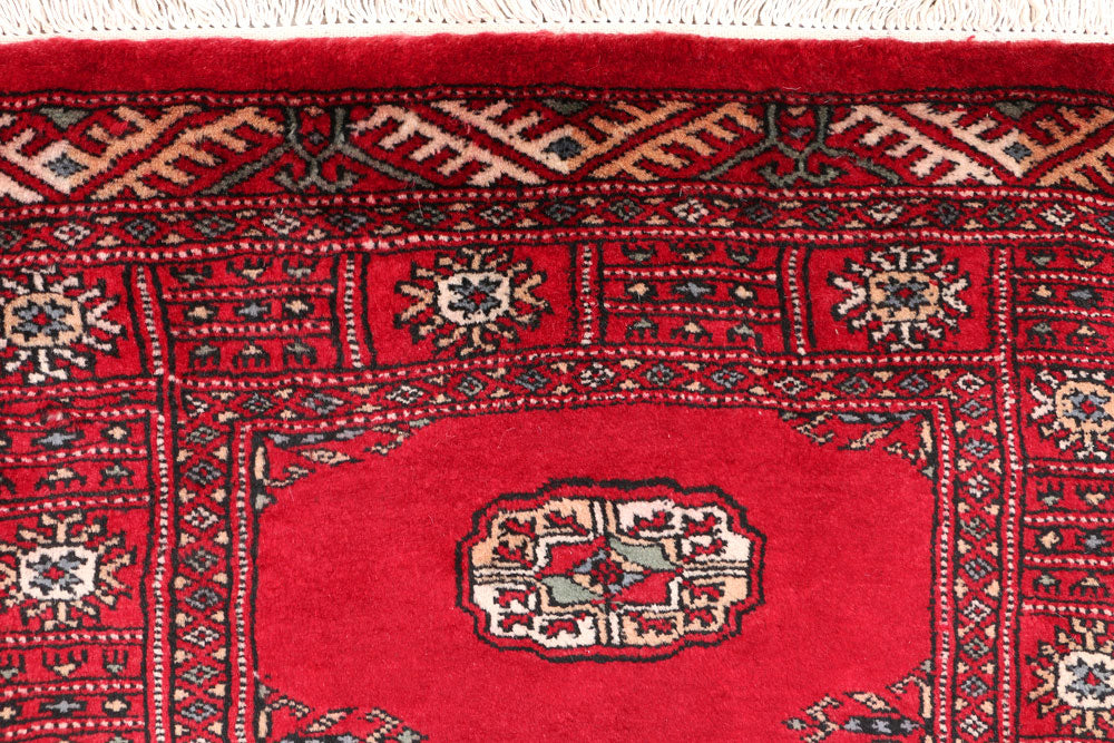 Dark Red Bokhara 2' 6 x 10' 5 - No. 46851 - ALRUG Rug Store