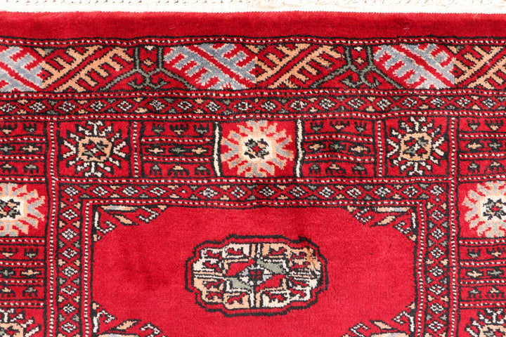 Dark Red Bokhara 2' 7 x 9' 7 - No. 46853 - ALRUG Rug Store