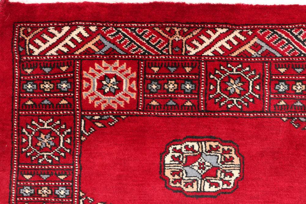 Dark Red Bokhara 2' 6 x 11' 7 - No. 46856 - ALRUG Rug Store
