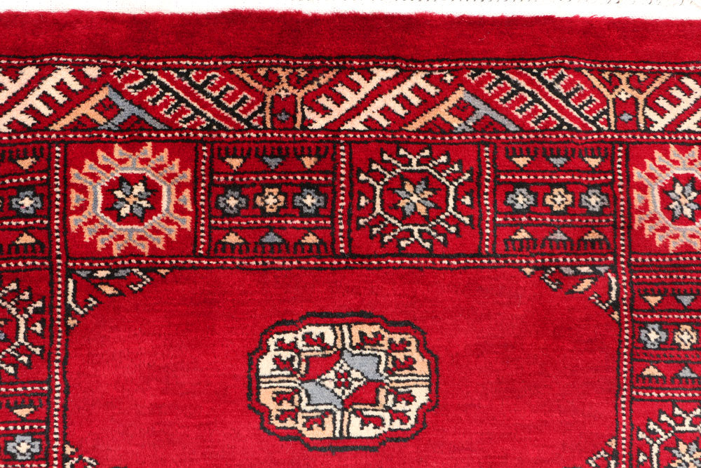 Dark Red Bokhara 2' 6 x 11' 7 - No. 46856 - ALRUG Rug Store