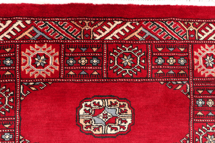 Dark Red Bokhara 2' 6 x 11' 7 - No. 46856 - ALRUG Rug Store