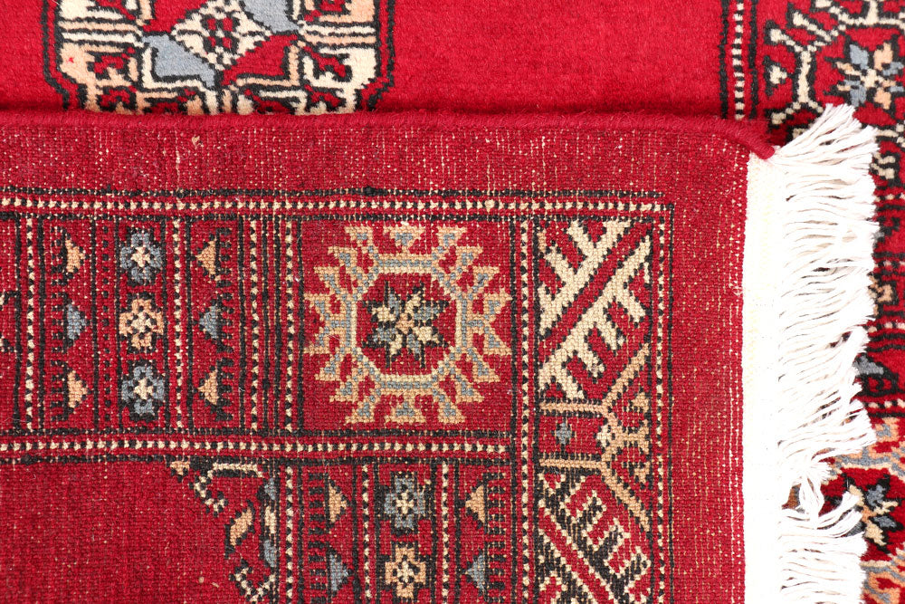 Dark Red Bokhara 2' 6 x 11' 7 - No. 46856 - ALRUG Rug Store